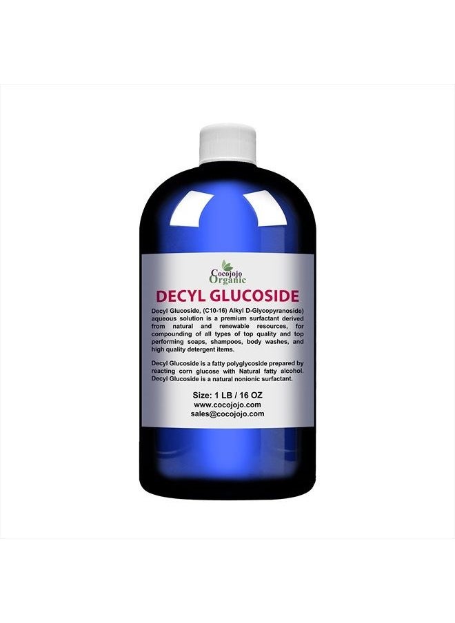 Dr Joe Lab مادة ديسيل جلوكوزيد السطحية الطبيعية - 16 أونصة - طبيعية، مشتقة من النباتات، غير معدلة وراثيًا، قابلة للتحلل البيولوجي - للتركيبات والعناية بالبشرة - لجل الاستحمام، الرغوة، صابون الجسم، الشامبو، منظفات الوجه  - Image 2