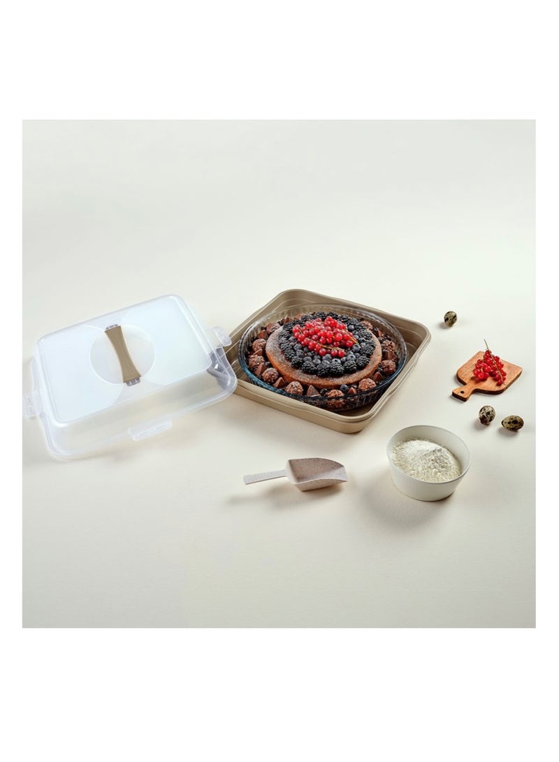 Dunya turkish square carrier cake and muffins and bread food box food container