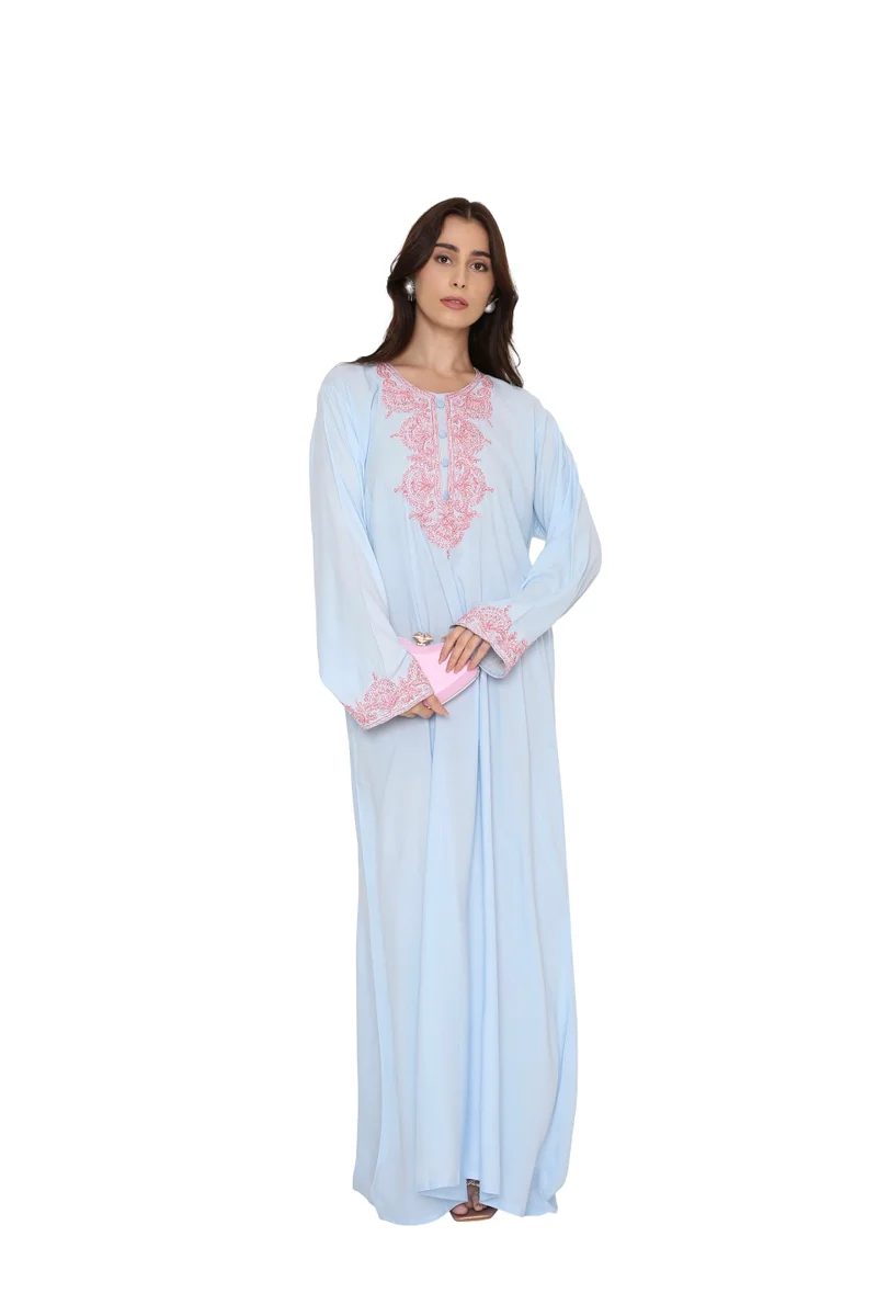 HANA & SARA Stunning Arabic Jalabiya for Special Occasions | Hand-Embroidered