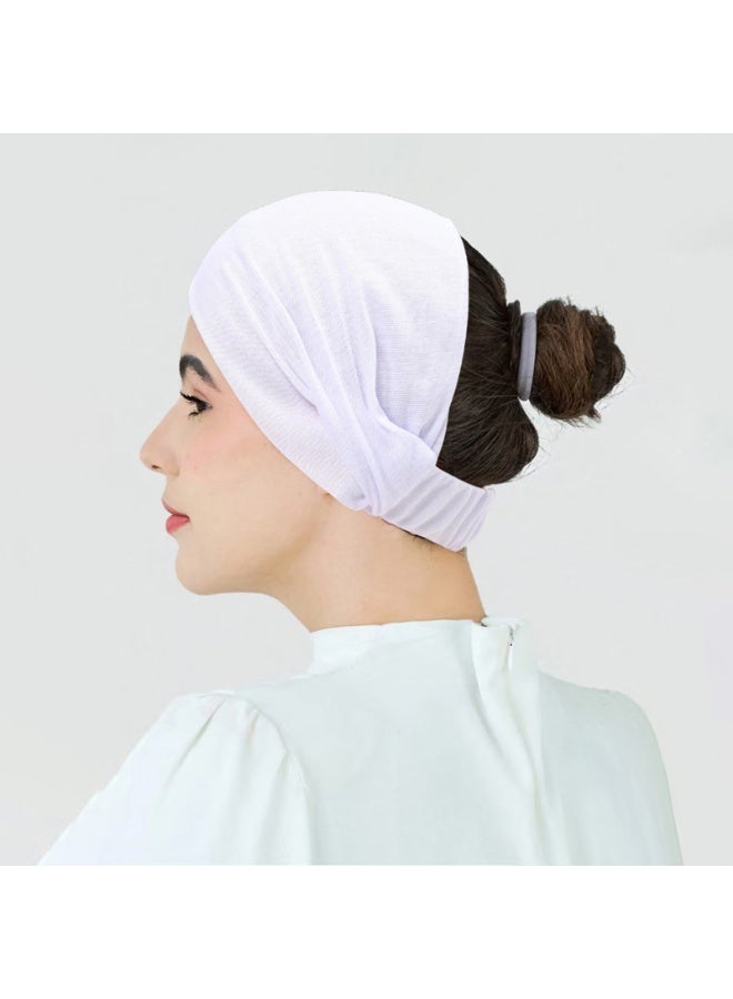 قبعة عريضة الحواف تغطي الجبهة عصابة رأس - Image 2