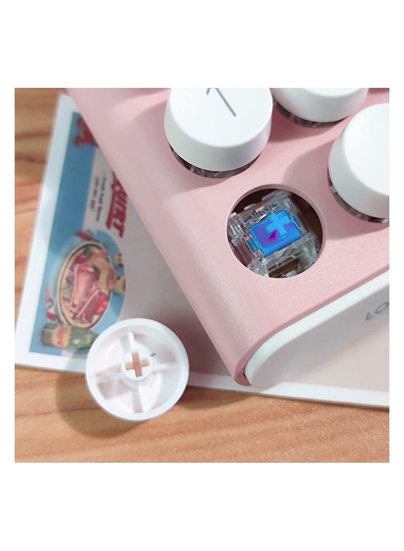 Y&D Calculator Portable 20 Keys Multifunctional, Handheld for Daily and Basic Office 10 Digit Large LCD Display (Pink) - Image 3