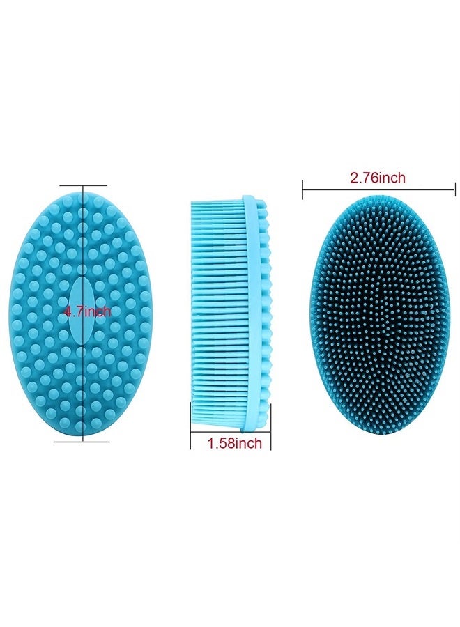 DNC Silicone Body Scrubber Exfoliating Bath Body Brush for Shower 2 Pack - Image 5