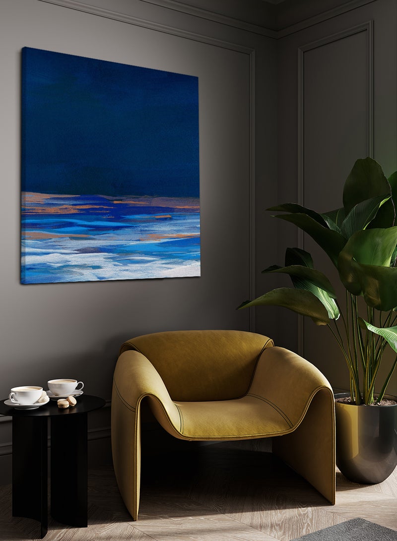 لوحة كانفاس على إطار خشبي بتصميم نمط فني - Image 3