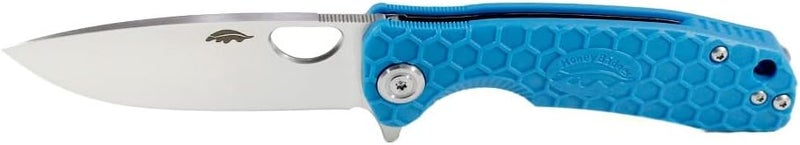 Honey Badger Flipper D2 Small Folding Knife - Blue