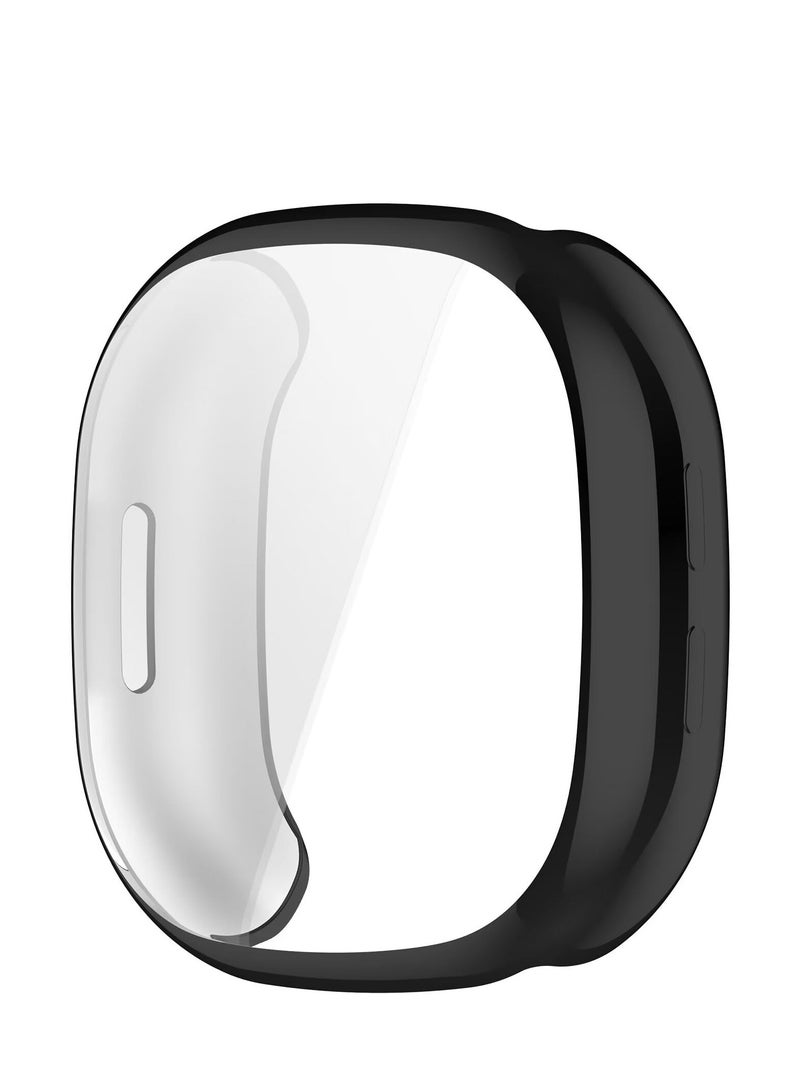 Case Compatible with Fitbit Ace LTE TPU Soft Silicone/ All-Inclusive Protection/ Watch Cover Compatible with Fitbit Ace LTE (Black) - Image 2