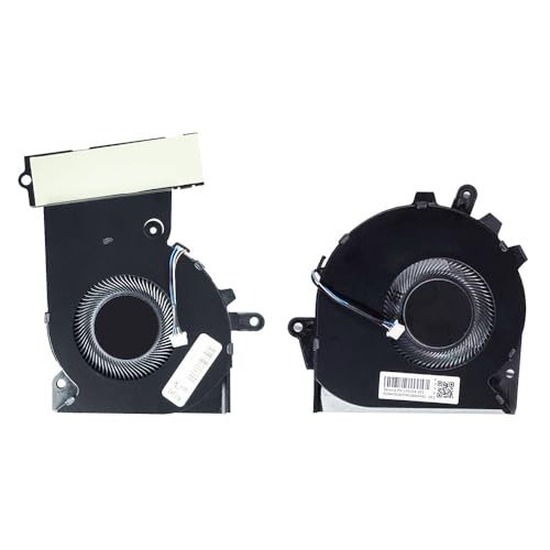 LAOKOEN New Replacement Cooling Fans for HP 15-ce Series for HP OMEN TPN-Q194 15-ce002TX 15-ce006TX 15-ce007TX 15-ce008TX 15-ce509TX Series Laptop PN:929455-001, 929456-001 DC 5V 0.5A (4-Pin 4-Wire) - Image 1