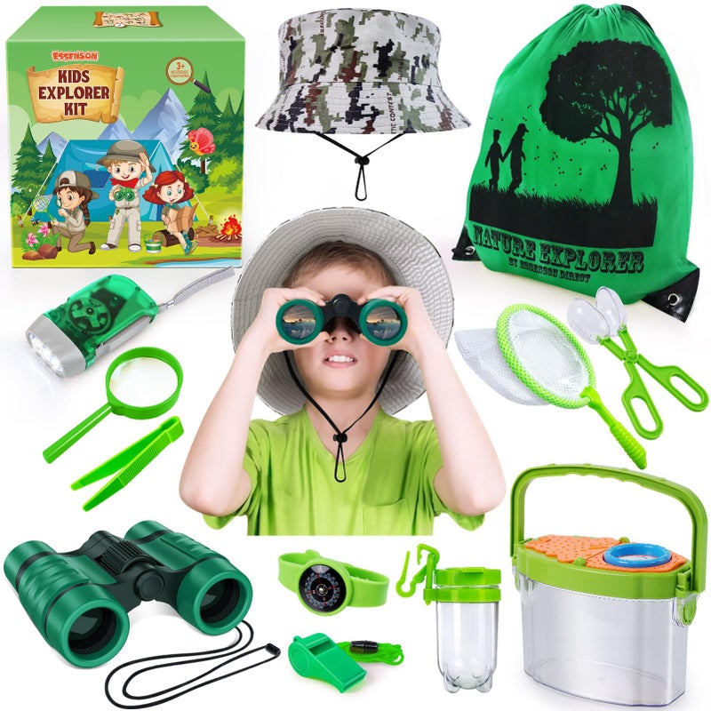 ESSENSON Bug Catcher and Kids Explorer Kit Outdoor Bug Catching Explorer Adventure Kit with Binoculars Summer Outdoor Toys for Kids Ages 48 - Image 3