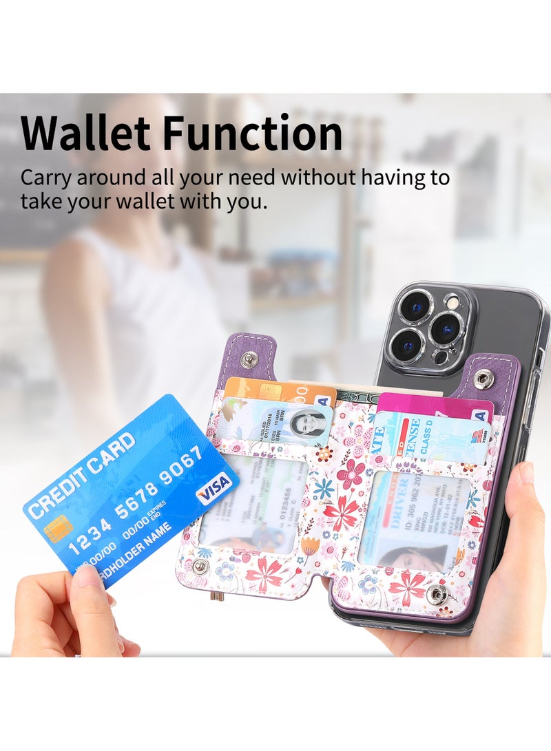 Mobile phone back clip card wallet suitable for Apple, Samsung, Huawei, Xiaomi, all mobile phones - Image 2