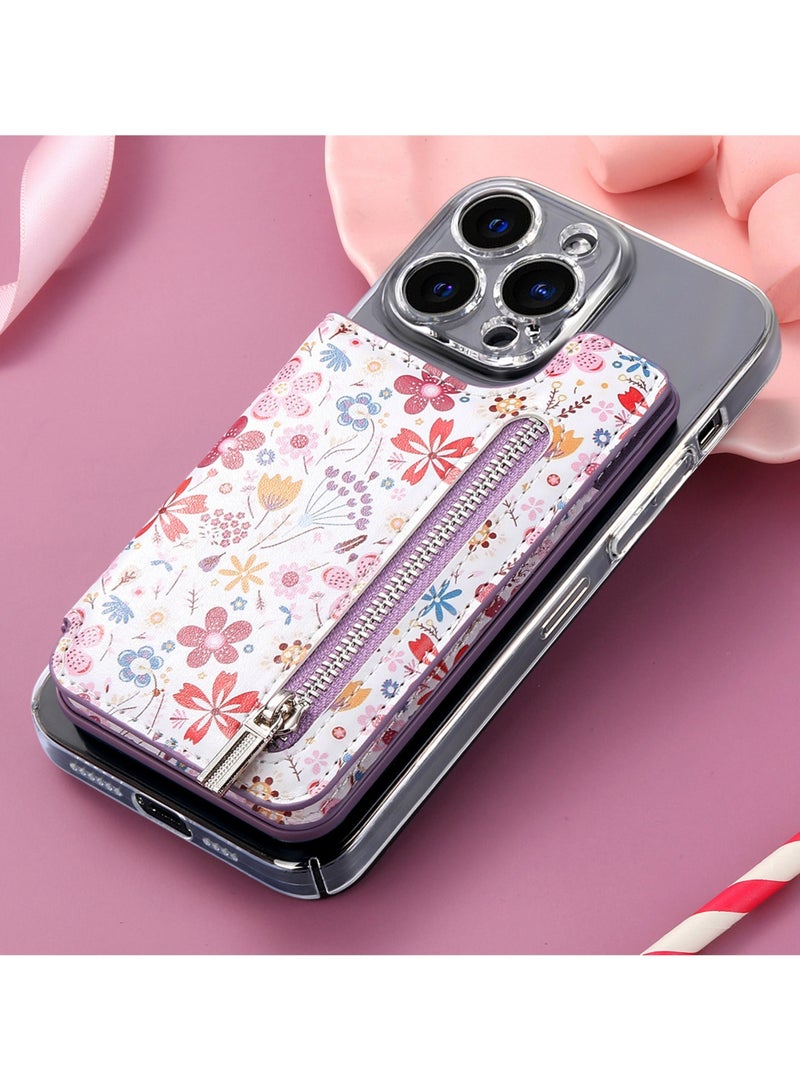 Mobile phone back clip card wallet suitable for Apple, Samsung, Huawei, Xiaomi, all mobile phones - Image 1