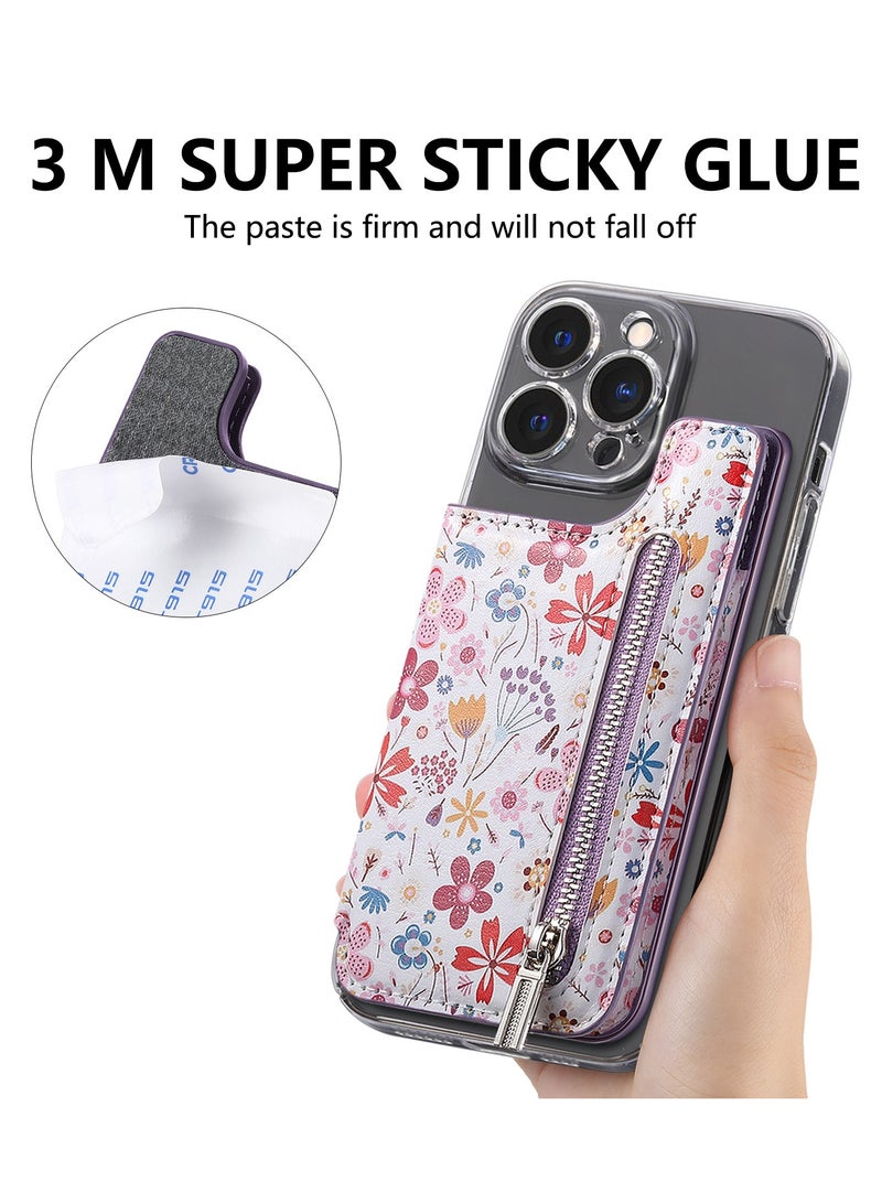 Mobile phone back clip card wallet suitable for Apple, Samsung, Huawei, Xiaomi, all mobile phones - Image 4
