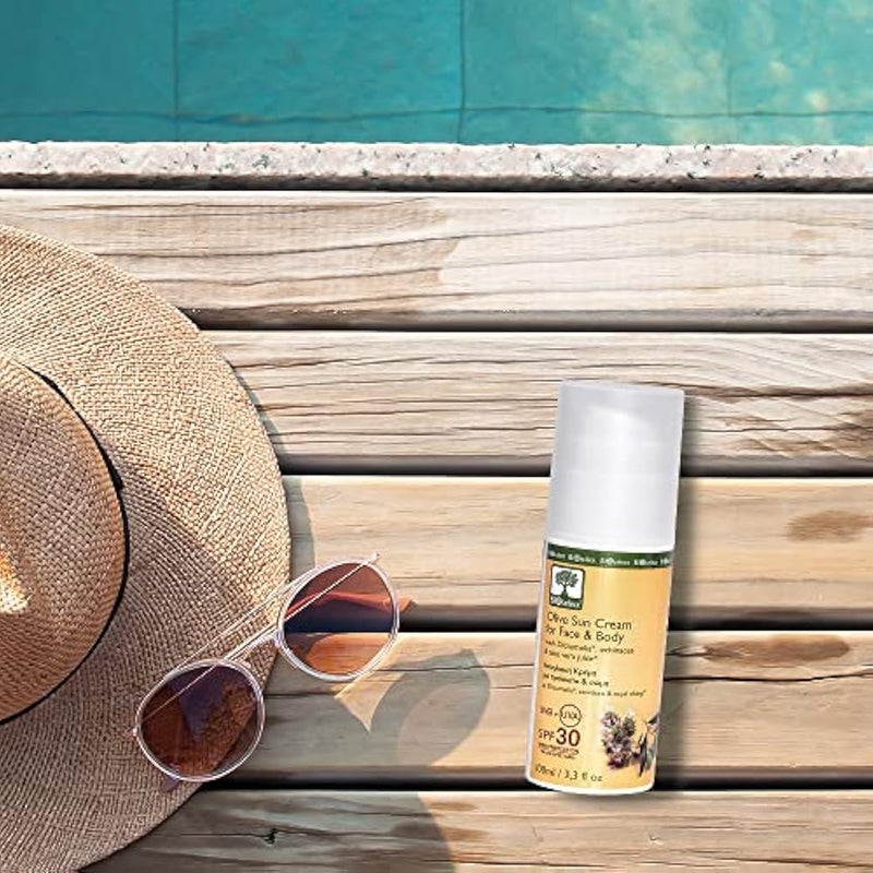 BIOselect Olive Sun Cream for Face and Body High Protection SPF 30 (100 ML) PN: 520030643145 - Image 2