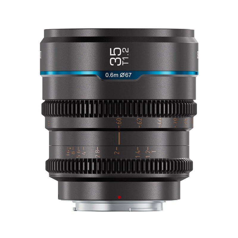 SIRUI Night Walker 35mm S35 Manual Focus Cine Lens T12 Large Aperture RF Mount Lens Compatible with RED Komodo R7 R10 C70 R50 MS35RG Metal Grey - Image 2