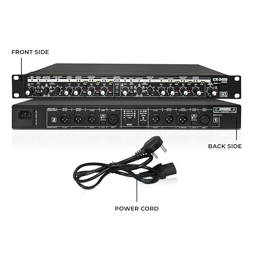 MX Multi-Effect Audio Processor – High-Precision Stereo 2-Way/3-Way/Mono 4-Way Crossover, Dedicated Subwoofer Output, Advanced Sound Processing for Studio, DJ & Live Sound Systems - Image 2