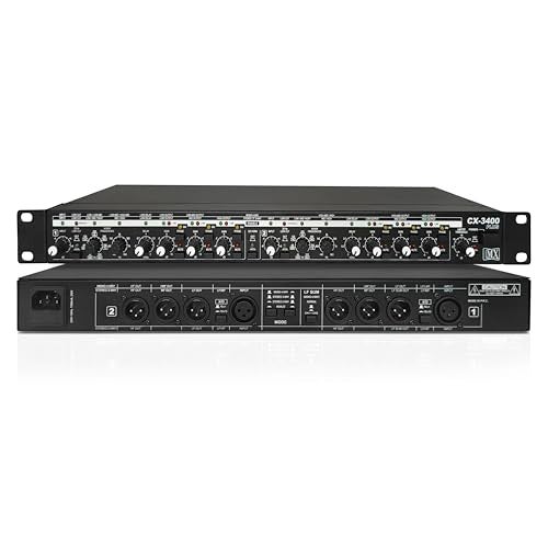 MX Multi-Effect Audio Processor – High-Precision Stereo 2-Way/3-Way/Mono 4-Way Crossover, Dedicated Subwoofer Output, Advanced Sound Processing for Studio, DJ & Live Sound Systems - Image 1