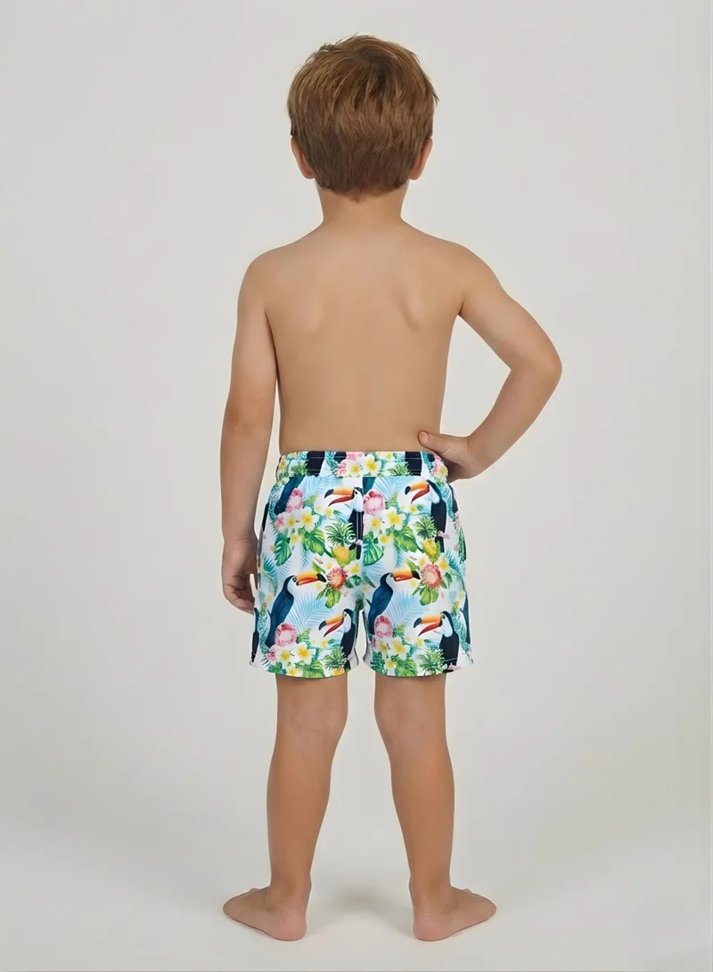 Just Nature Toucan Forest Swim Short