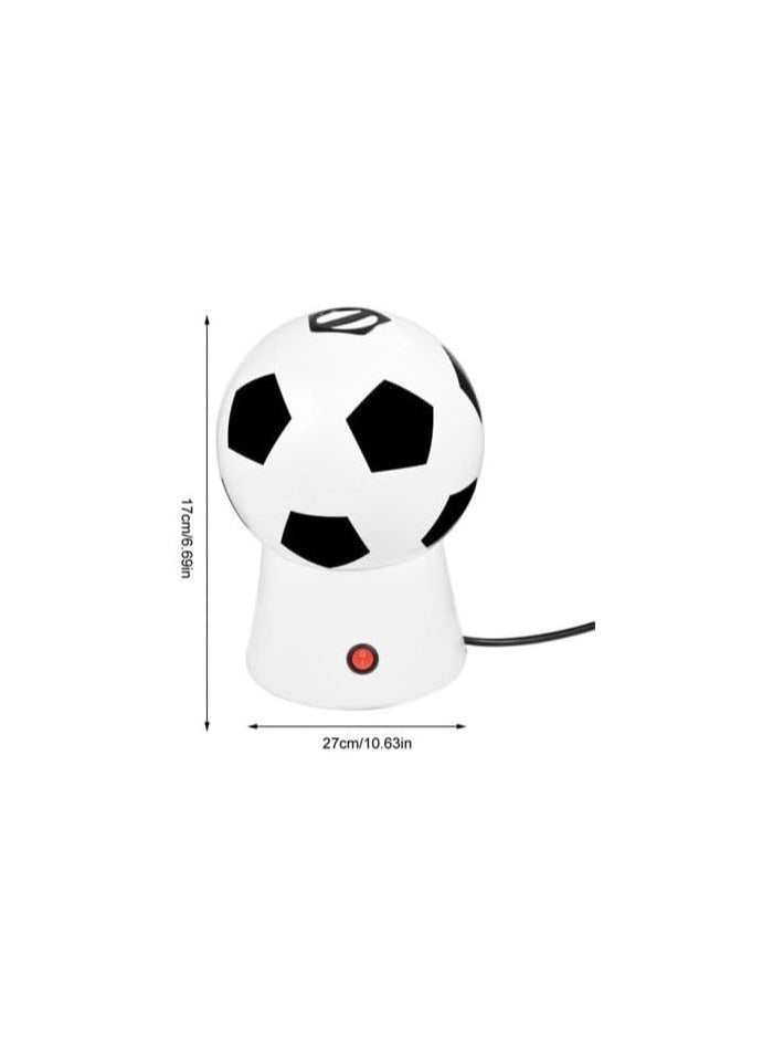 ELTRAZONE Football Popcorn Maker, 1200W Hot Air Popcorn Machine | Healthy, Oil-Free Snack with Overheat Protection & Temperature Control | Perfect for Game Nights and Parties - Image 3