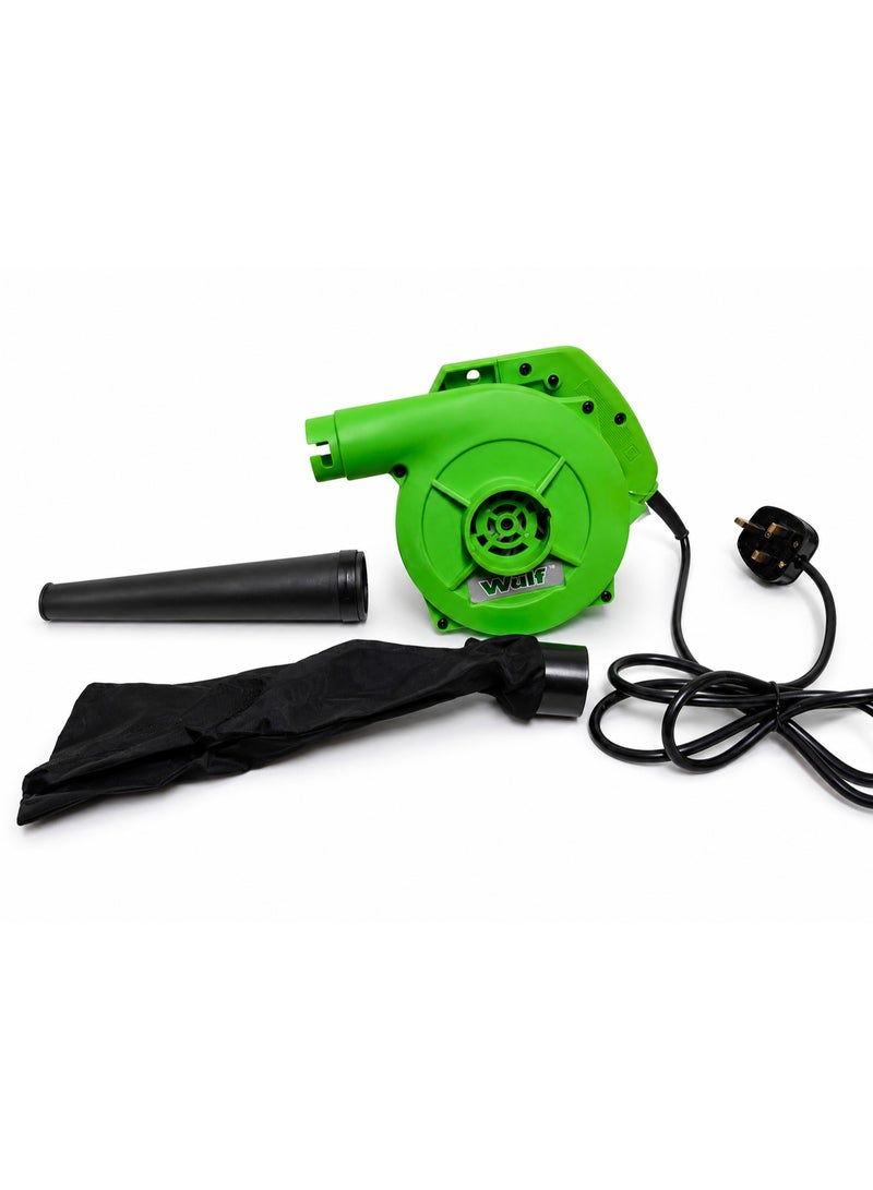 Wulf 600W Electric Air Blower with 13000RPM High Speed Motor Heavy Duty Handheld Dust Collector Cleaner Machine for Computer Car Workshop Yard Leaf Cleaning Hardware Power Tool - Image 3