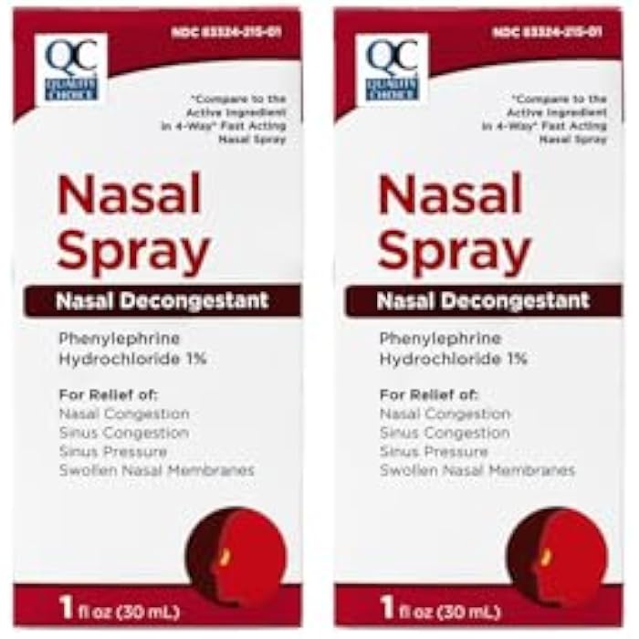 Quality Choice Nasal Decongestant Spray 1 OZ (2) - Image 1