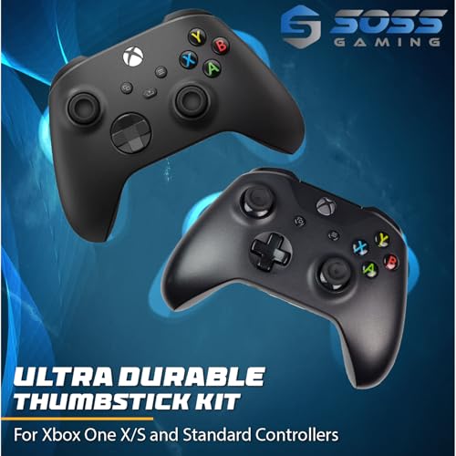 SOSS GAMING Xbox One Controller Joystick Replacement - 6PCS Thumbsticks Analog Thumb Sticks Parts - Ultra Durable with T6 and T8h Repair Screwdriver Kit for Xbox One Controller - Image 2