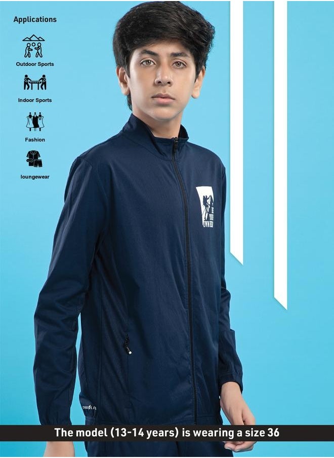 Technosport SOLID 2-WAY STRETCH JACKET by Styli  - Image 4