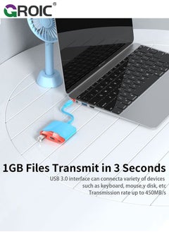 جرويك USB C to HDMI Adapter for Nintendo Switch/Switch OLED/MacBook Pro Air/iPad Pro/Android Phone, USB3.0 5GBps Date Transfer, USBC 4K Output Multiport AV Converter Adaptor Switch  - Image 5