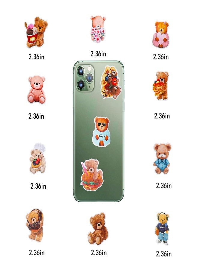 Cleverplay 100 Pack Bear Stickers, Bear Party Favors, Birthday Decorations - Image 5