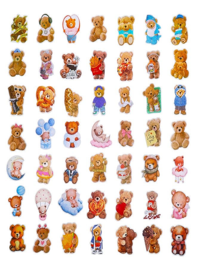 Cleverplay 100 Pack Bear Stickers, Bear Party Favors, Birthday Decorations - Image 3