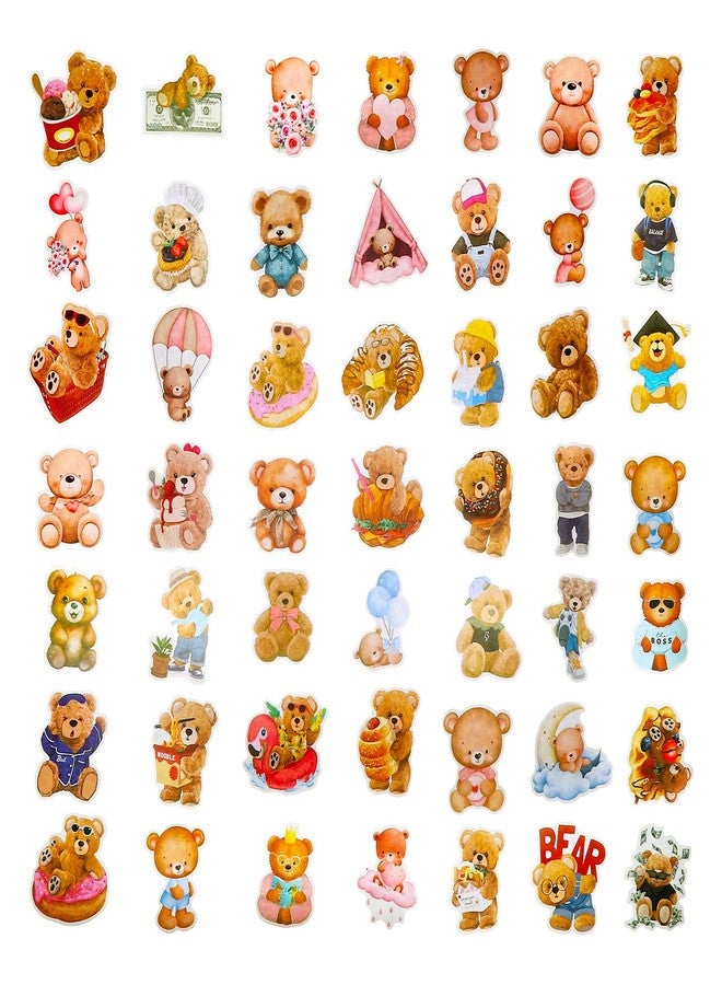 Cleverplay 100 Pack Bear Stickers, Bear Party Favors, Birthday Decorations - Image 2