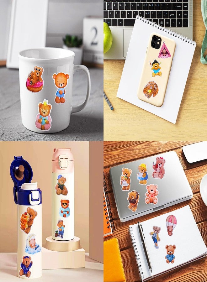 Cleverplay 100 Pack Bear Stickers, Bear Party Favors, Birthday Decorations - Image 4