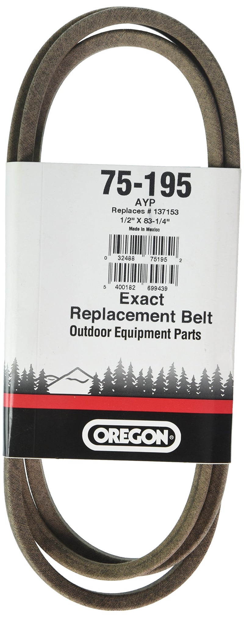 Oregon 75-195 1/2" by 83-1/2" Lawn Mower Belts - Image 3