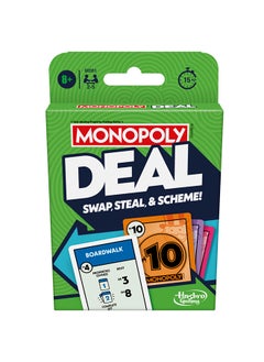 Monopoly Deal Card Game (English)– Quick-Playing Card Game, Fun Games for Families and Kids, Fun Property Trading, Steal, Swap, and Scheme to Win! Ages 8 and Up, 2 to 5 Players  - Image 2