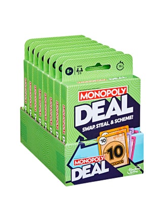 Deal Card Game (English)– Quick-Playing Card Game, Fun Games for Families and Kids, Fun Property Trading, Steal, Swap, and Scheme to Win! Ages 8 and Up, 2 to 5 Players - view 4
