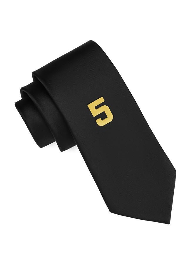 AMITER Personalized 0-100 Number Lapel Pins, 18K Gold Brooch Pin Tie Tacks for Suits, Neckties, Hats, Men & Women - Image 3
