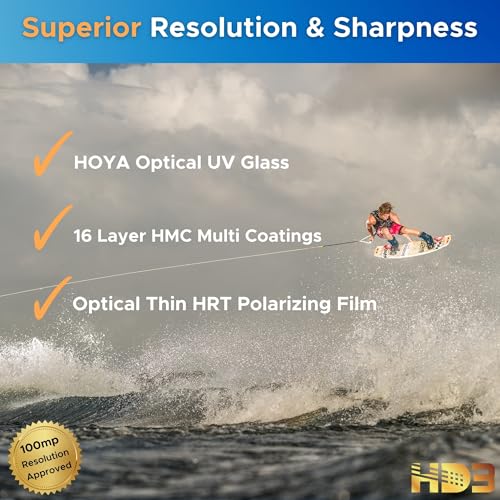 Hoya HD3 HRT Circular Polarizer - 55mm - Re-Certified for 100MP+ Cameras with Ultra-Hard Nano Coating Technology and High Rate Transmission Film - Stain Resistant and Waterproof Filter - Image 4