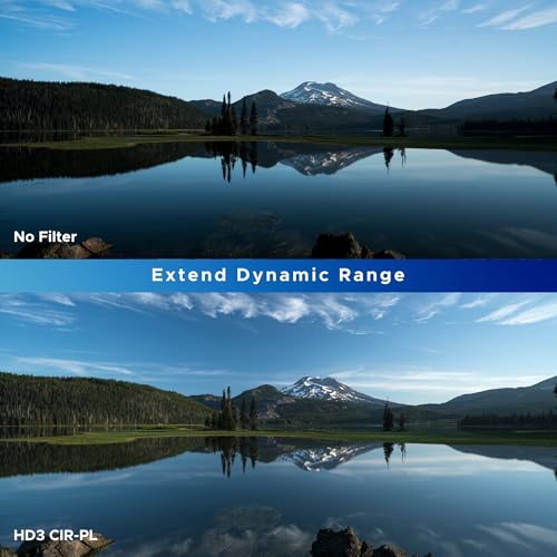 Hoya HD3 HRT Circular Polarizer - 55mm - Re-Certified for 100MP+ Cameras with Ultra-Hard Nano Coating Technology and High Rate Transmission Film - Stain Resistant and Waterproof Filter - Image 5