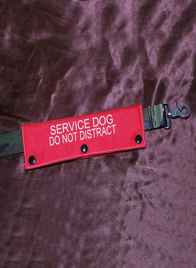 BLUPARK Service Dog Leash Sleeve - Do Not Distract Wrap Alert ID Patch Tag Pet Gift - Image 3