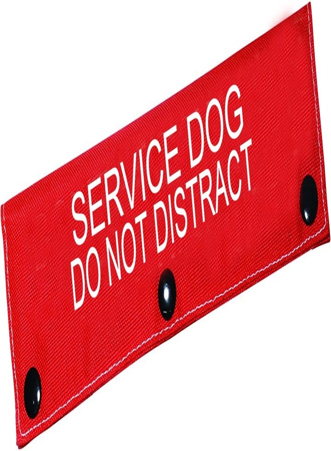 BLUPARK Service Dog Leash Sleeve - Do Not Distract Wrap Alert ID Patch Tag Pet Gift - Image 1