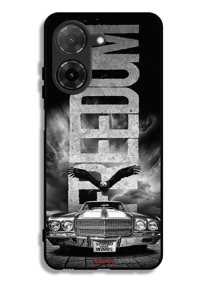 Tolwak Xiaomi Redmi A5 4G Protective Case Cover Freedom Art - Image 1