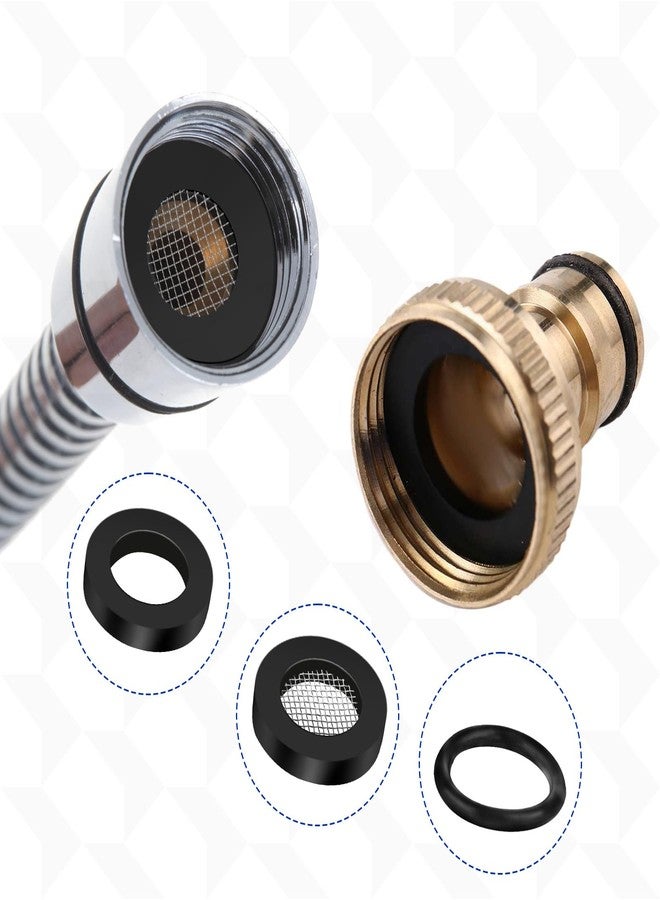 cobee 30 Pcs Shower Head Gasket, Hose Rubber Washer with Wire Mesh, Shower Head Filter Gasket for 1/2"" Fixed Shower Head/Handheld Shower Hose(30 Pcs Set), 586346_1_QQ4PrDUd1 - Image 4