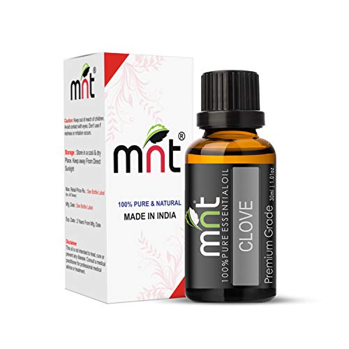MNT Clove Essential Oil - 100% Pure & Natural Therapeutic Grade Oil for Toothache, Hair and Skin (30ML) - Image 1