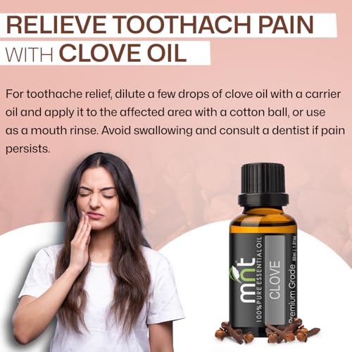 MNT Clove Essential Oil - 100% Pure & Natural Therapeutic Grade Oil for Toothache, Hair and Skin (30ML) - Image 3