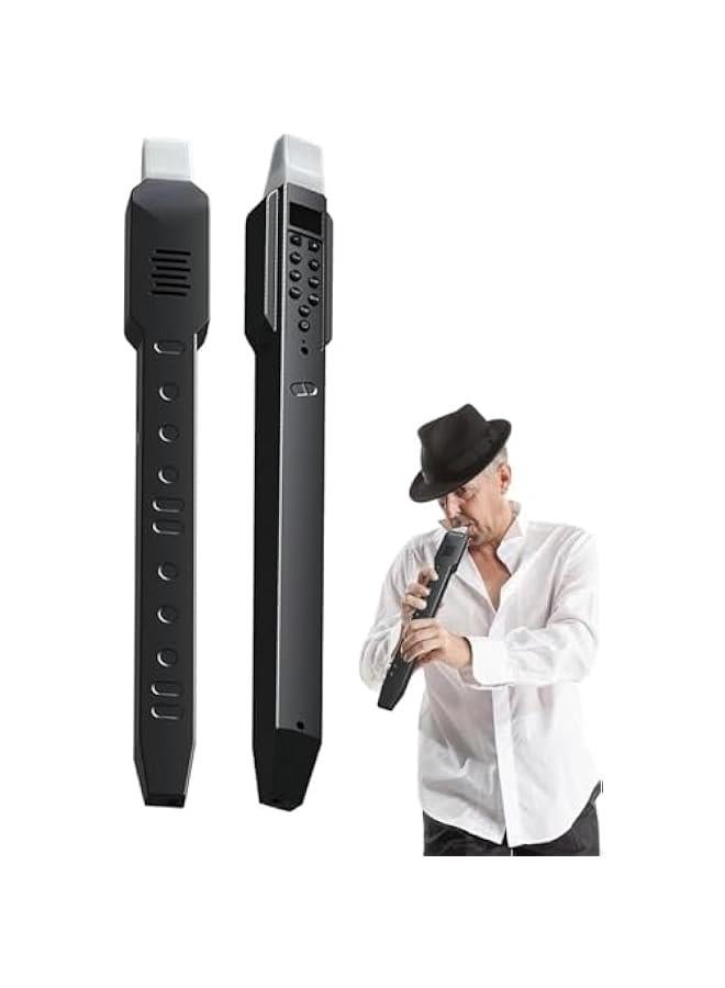 Generic Mini Saxophone Instrument, Digital Wind Instrument Portable Electronic Musical Instruments Set with 10 Tones Removable Nozzle Rechargeable Battery USB MIDI Connect  - Image 1
