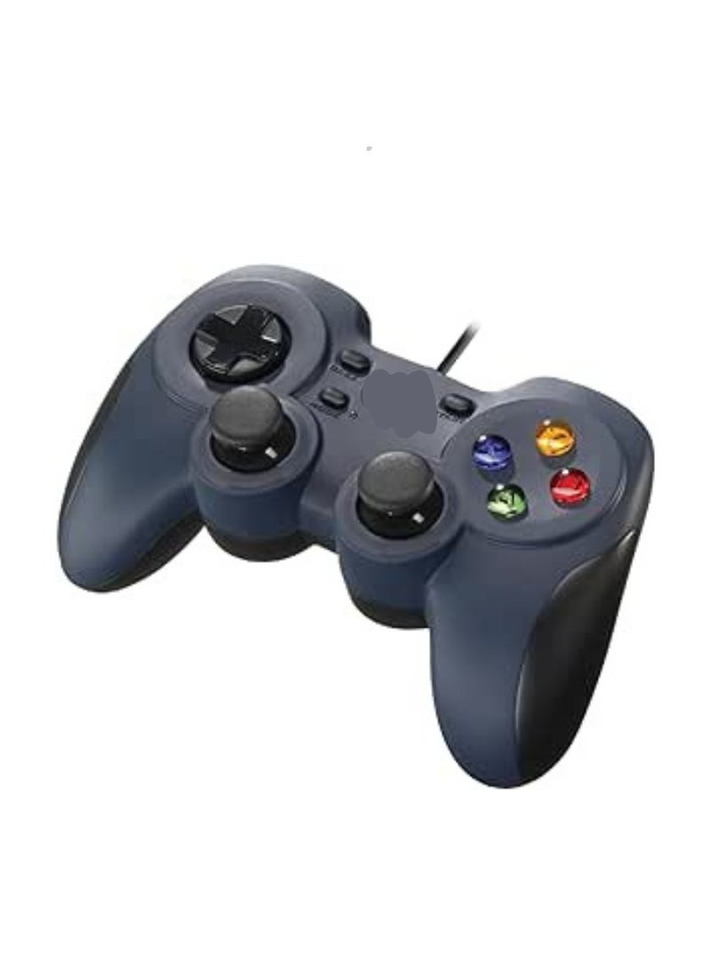 F310 Wired Gamepad – Console-Style Layout, 4-Switch D-Pad, 1.8m Cord for PC, Navy/Black - Image 2