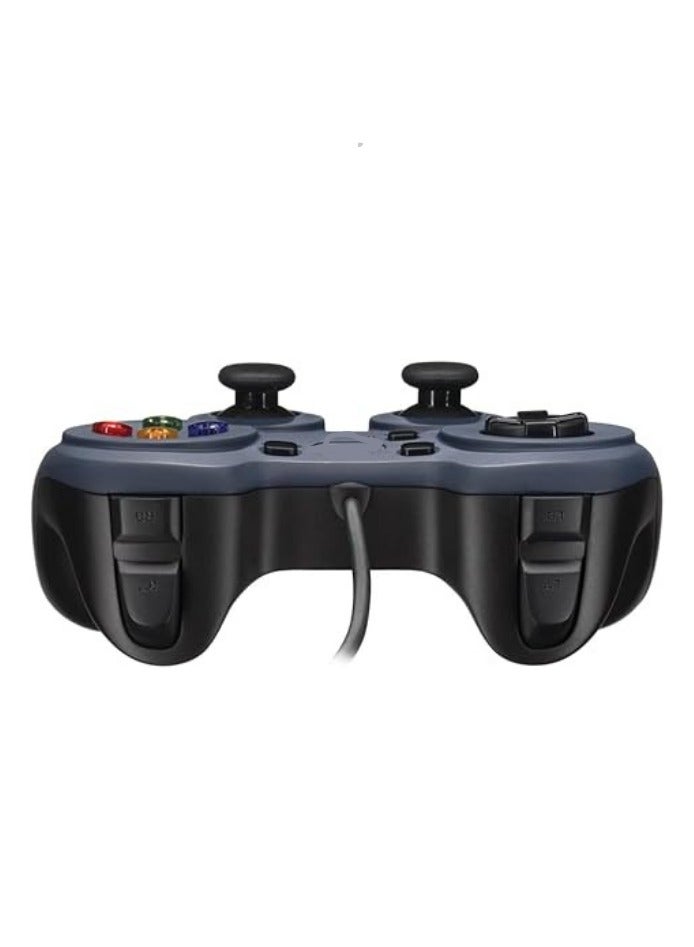 F310 Wired Gamepad – Console-Style Layout, 4-Switch D-Pad, 1.8m Cord for PC, Navy/Black - Image 3