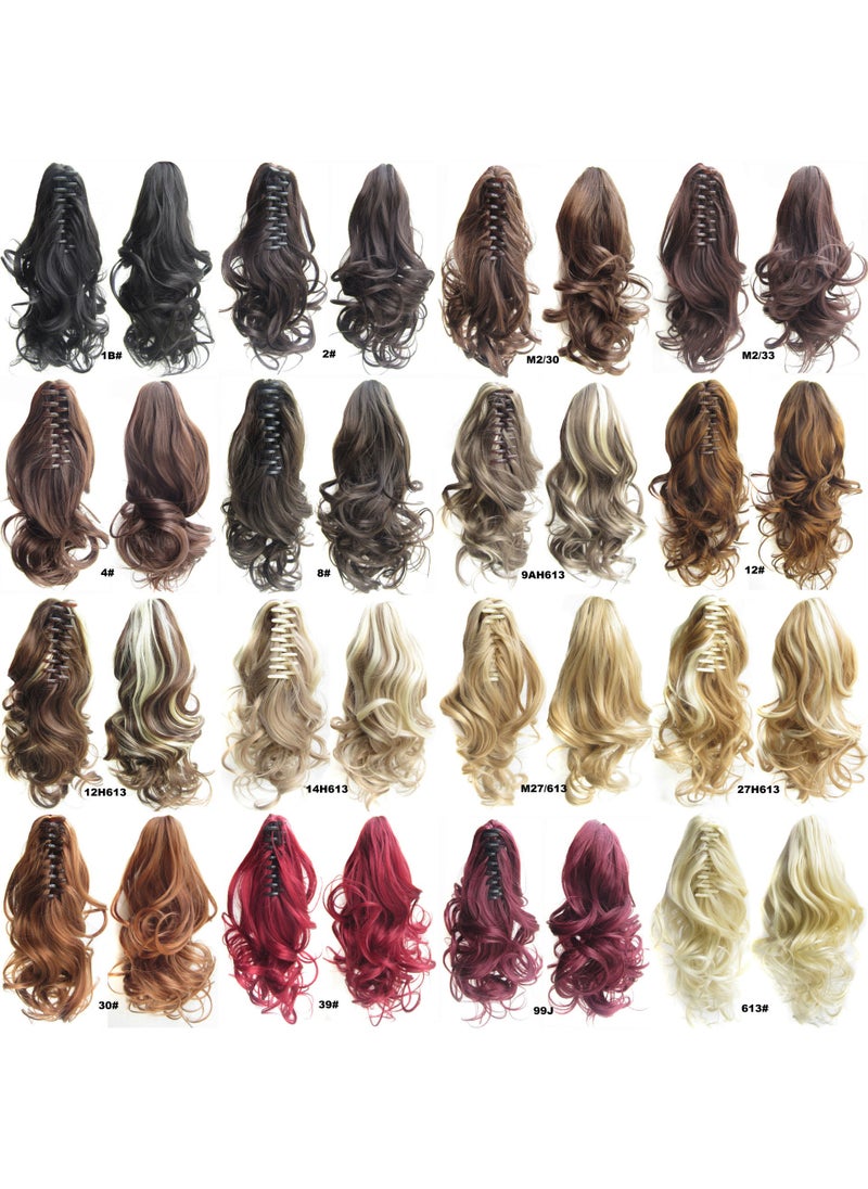 Generic - Small wave claw clip ponytail curly hair short hair Tiger clip ponytail cross-border special supply e-commerce supply cross-border special supply M22/613 - Image 1