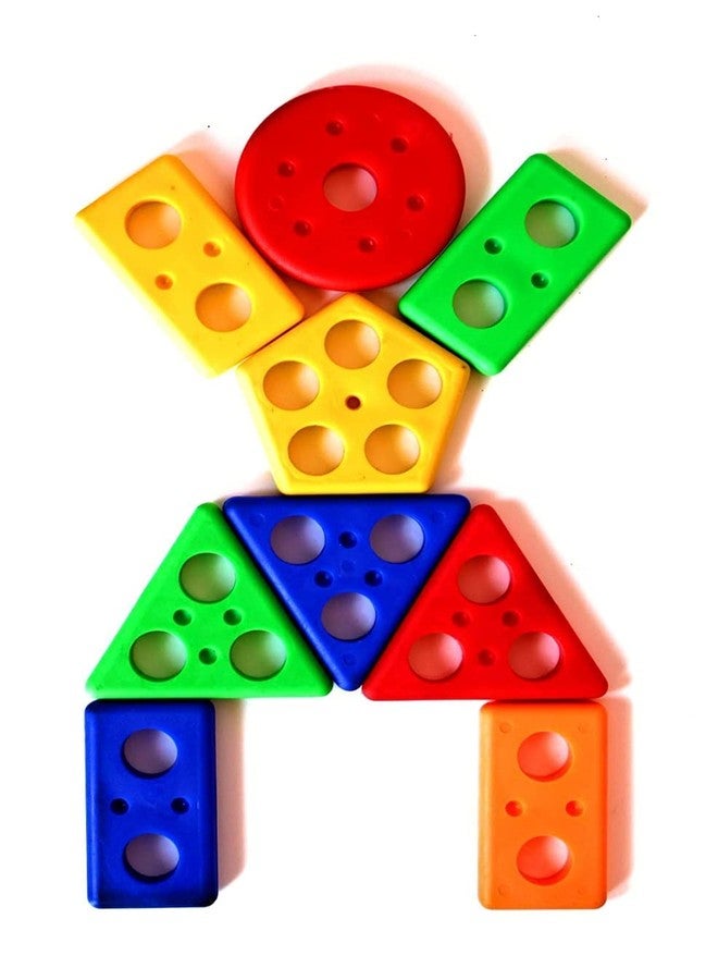 Prosper Plastic Angle Stacking Toys | Geometric Shape Matching 5 Column Blocks Montessori Educational Toys Learning Toys - Image 5