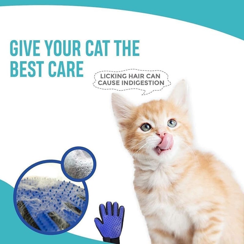 Mumoobear Light precision processed material Mumoo Bear Pet Grooming Glove, Blue Global standard quality - Image 4