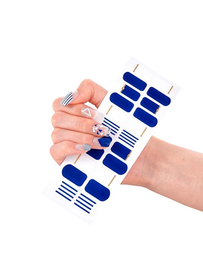 3D Nails Stickers for Women, Girls, Female & Kids Waterproof Nail Art Glittery Luxury Extension Peel Off Self-Adhesive DIY Nails Stickers 22 Tips UNE-030 - Image 1