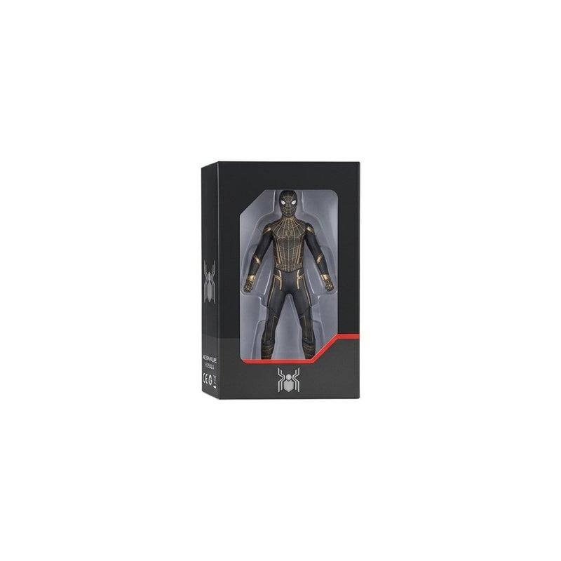 MARVEL Spider-Man Action Figure Toy, Black and Gold Colour, No Way Home Character - Image 1