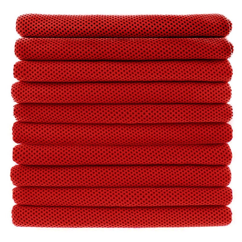 Peicees 10 Pack Microfiber Cooling Towels for Neck Sports Gym Workout Cooling Towel Fast Drying Super Absorbent Compact Lightweight for Climbing Camping Travel Beach Swimming Backpacking